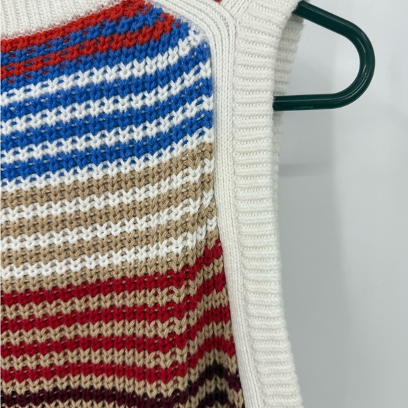 LOFT Colorful Striped Knit Sweater - Picture 8 of 11